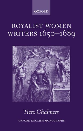 Royalist Women Writers, 1650-1689 book cover