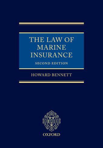 Law of Marine Insurance book cover