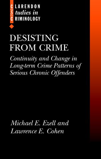 Desisting from Crime book cover