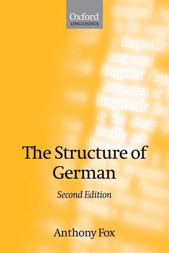 The Structure of German book cover