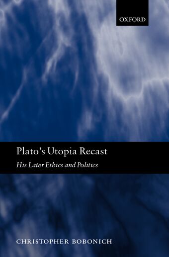 Plato's Utopia Recast book cover