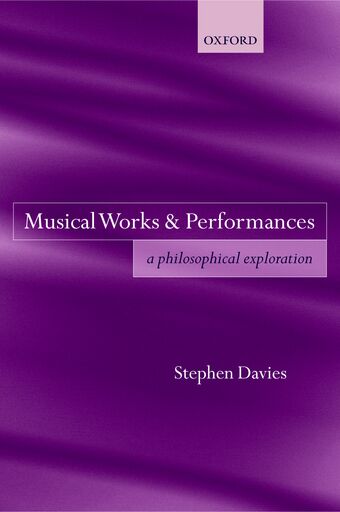 Musical Works and Performances book cover