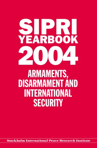 SIPRI Yearbook 2004 book cover