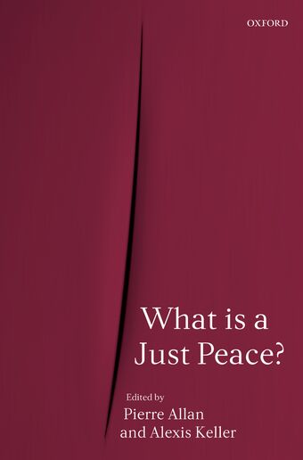 What is a Just Peace? book cover