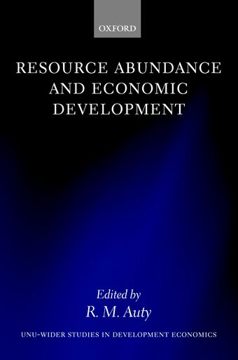 Resource Abundance and Economic Development book cover