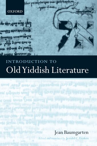 Introduction to Old Yiddish Literature book cover