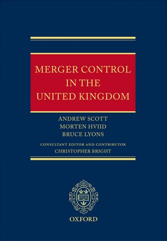 Merger Control in the United Kingdom book cover