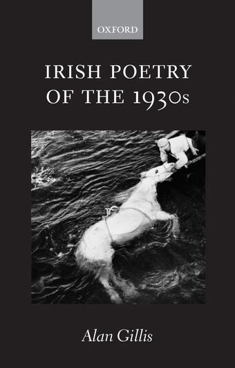 Irish Poetry of the 1930s book cover