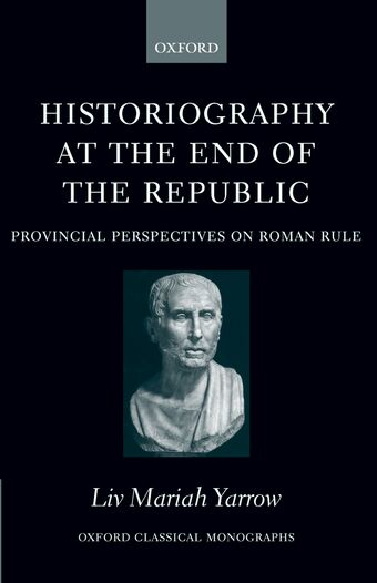 Historiography at the End of the Republic book cover