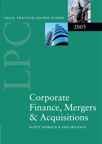 Corporate Finance, Mergers and Acquisitions 2005 book cover