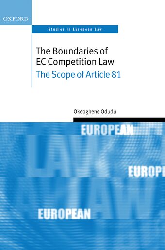 The Boundaries of EC Competition Law book cover
