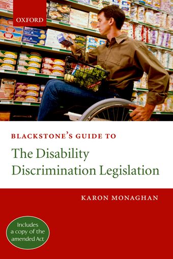 Blackstone's Guide to the Disability Discrimination Legislation book cover