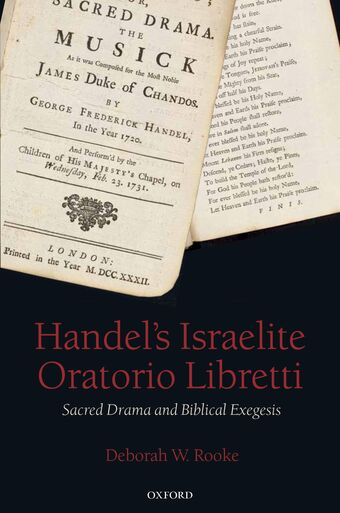 Handel's Israelite Oratorio Libretti book cover