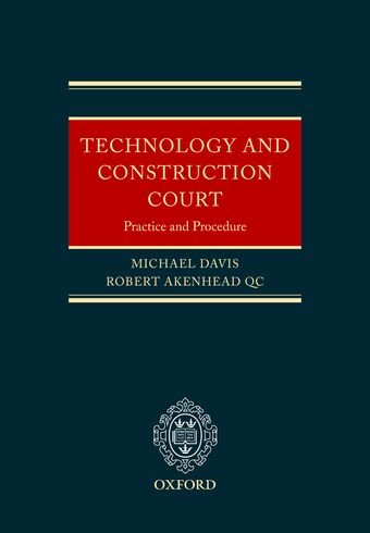 The Technology and Construction Court book cover