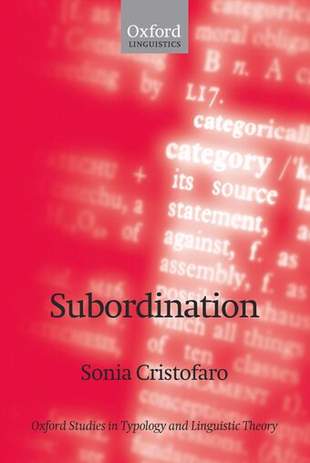 Subordination book cover