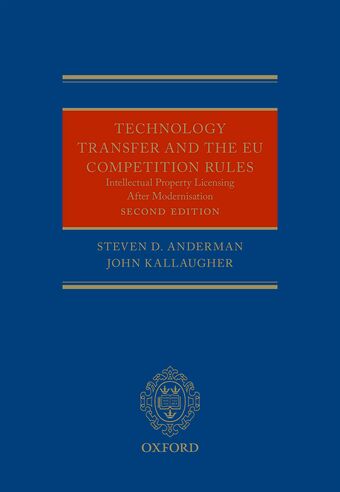 Technology Transfer and the New Eu Competition Rules book cover