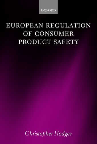 European Regulation of Consumer Product Safety book cover