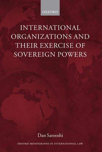 International Organizations and their Exercise of Sovereign Powers book cover