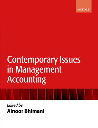 Contemporar Issues In Management Accounting book cover