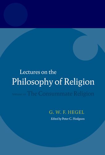 Lectures on the Philosophy of Religion book cover