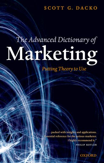 Dictionary of Marketing: Concepts Laws Theories and Effects book cover