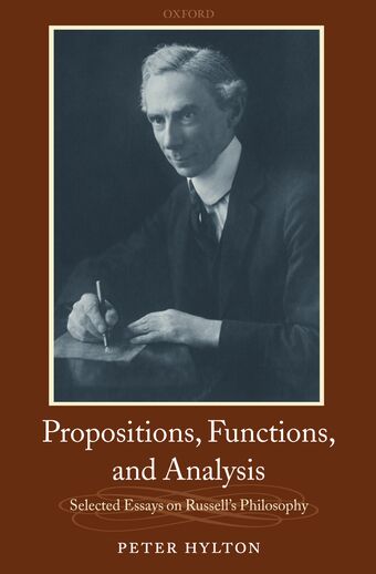 Propositions, Functions, and Analysis book cover