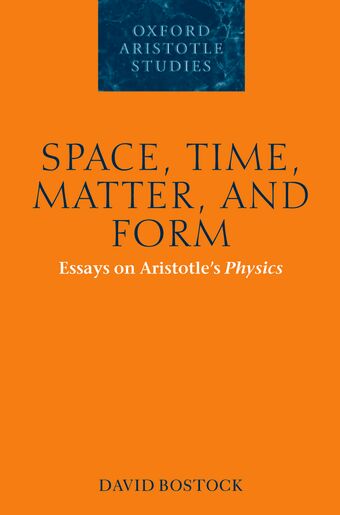 Time Matter and Form book cover