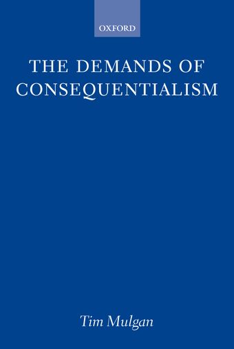 The Demands of Consequentialism book cover
