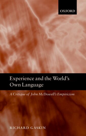 Experience and the World's Own Language book cover