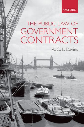 The Public Law of Government Contracts book cover