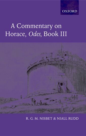 A Commentary on Horace: Odes Book III book cover