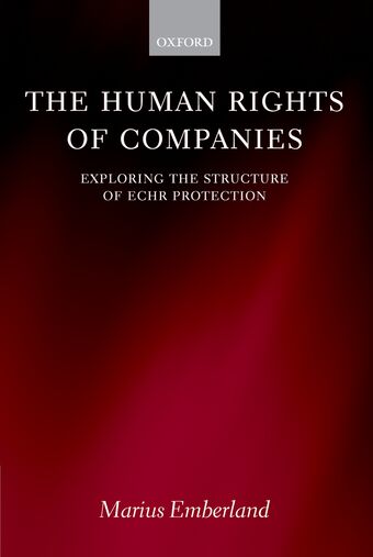 The Human Rights of Companies book cover
