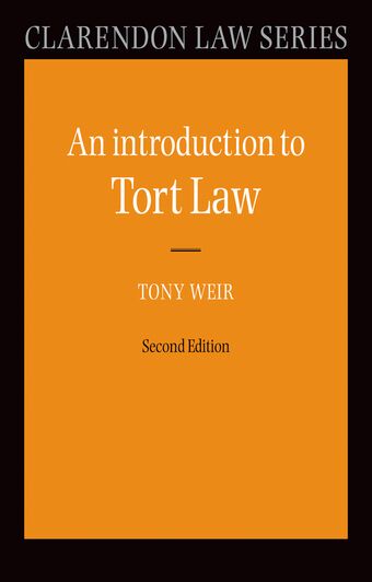 An Introduction To Tort Law book cover