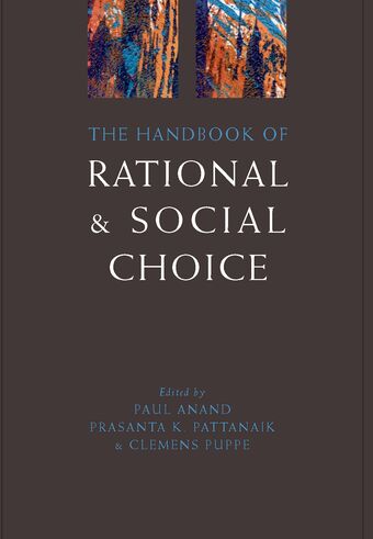 The Handbook of Rational and Social Choice book cover