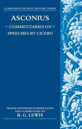 Asconius book cover