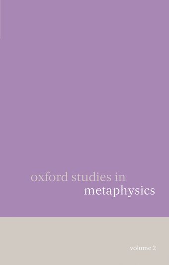 Oxford Studies in Metaphysics book cover
