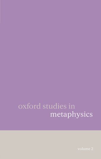 Oxford Studies in Metaphysics book cover