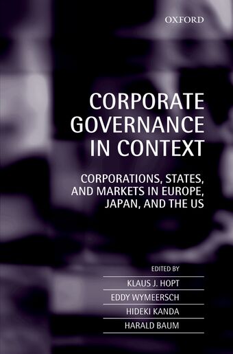 Corporate Governance in Context book cover