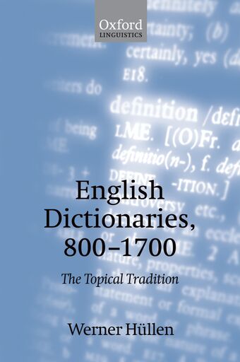 English Dictionaries 800-1700 book cover