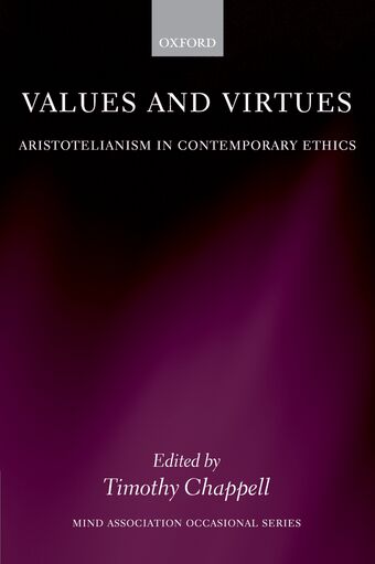 Values and Virtues book cover