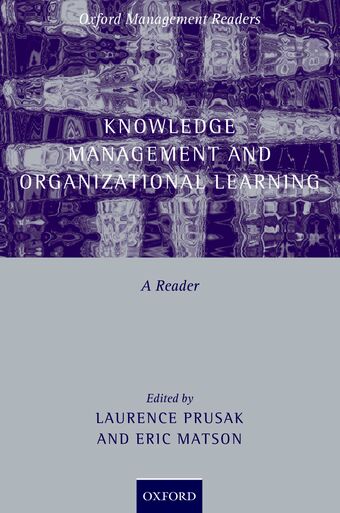 Knowledge Management and Organizational Learning book cover