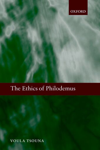 The Ethics of Philodemus book cover