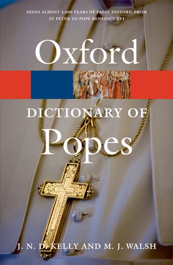Oxford Dictionary of Popes book cover