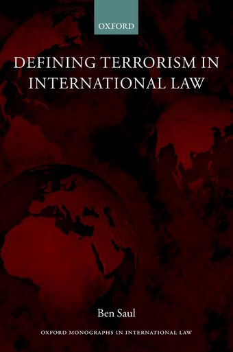 Definig Terrorism in International Law book cover