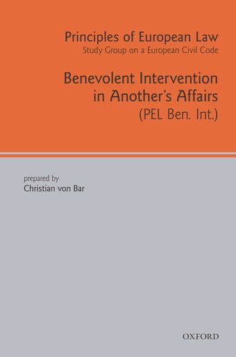 Principles of European Law, Volume 1 book cover