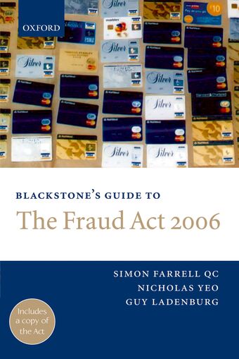 Blackstone's Guide to the Fraud Act 2006 book cover