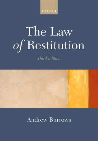 The Law of Restitution book cover