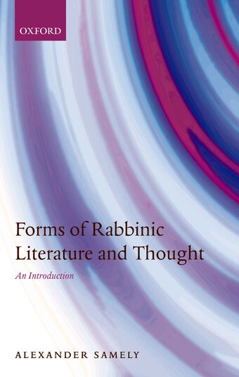 Forms of Rabbinic Literature and Thought book cover