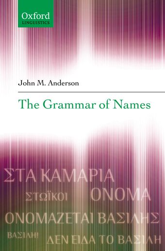 The Grammar of Names book cover
