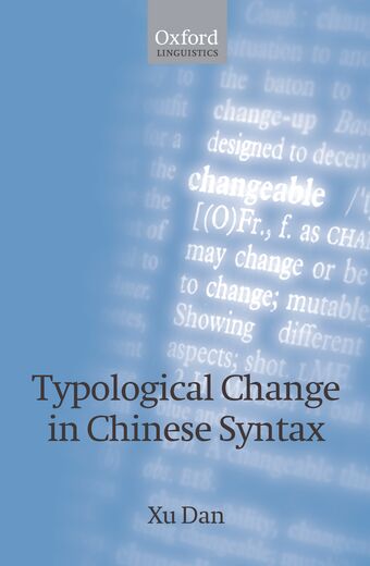 Typological Change in Chinese Syntax book cover